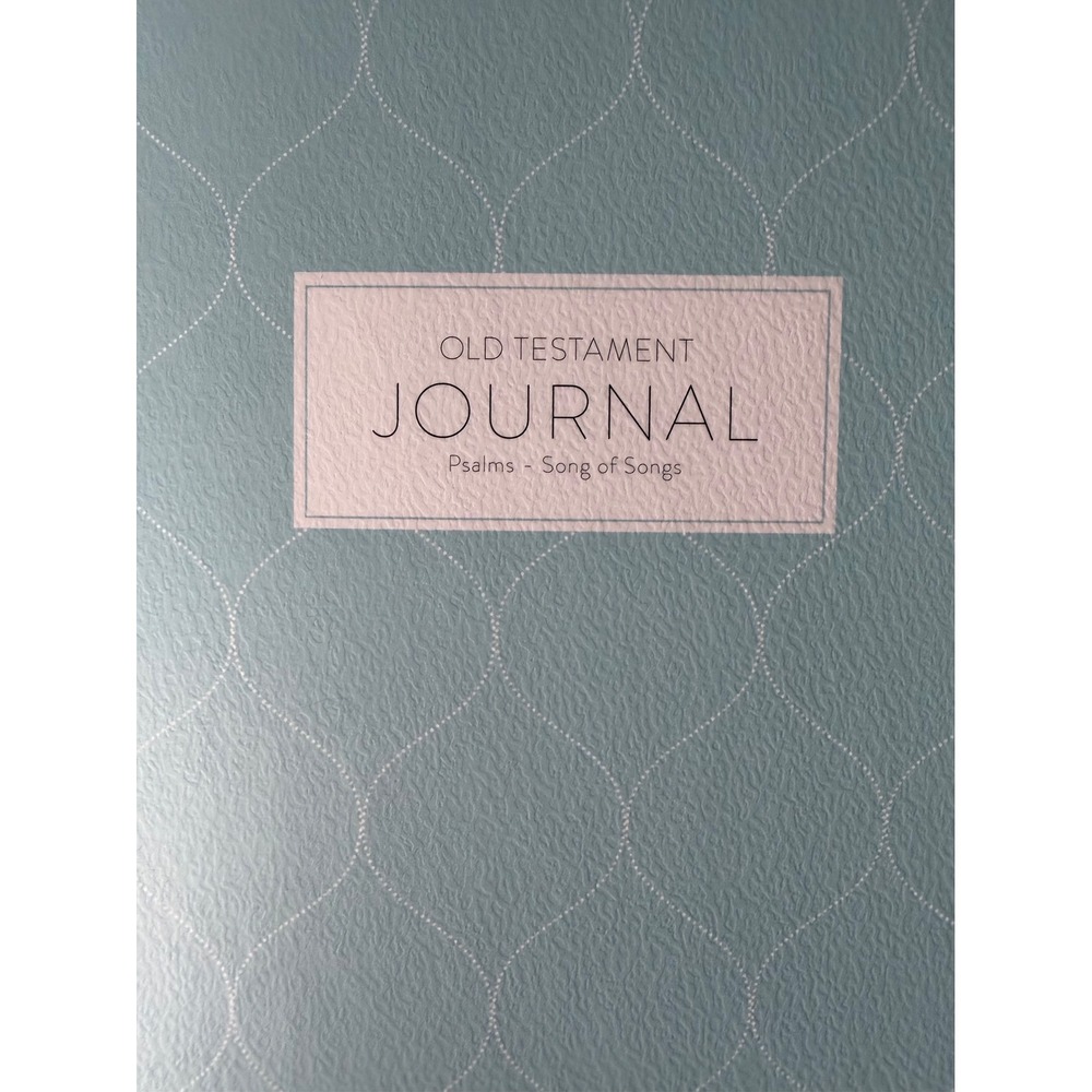 Old Testament Journal Psalms to Song of Songs Light Blue Guided Study Notebook - Picture 5 of 5